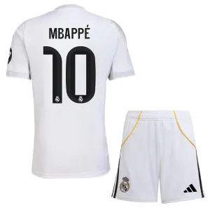 Real Madrid Kylian Mbappé 10 Djeca Nogometni Dresovi 2025/26 Domaći (+ Kratke Hlače)