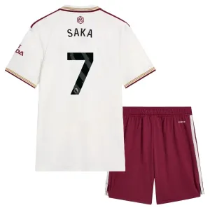 Arsenal Bukayo Saka 7 Djeca Nogometni Dresovi 2025/26 Treći (+ Kratke Hlače)