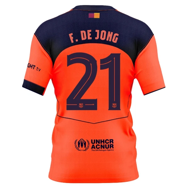 FC Barcelona Frenkie de Jong 21 Nogometni Dresovi 2025/26 Treći
