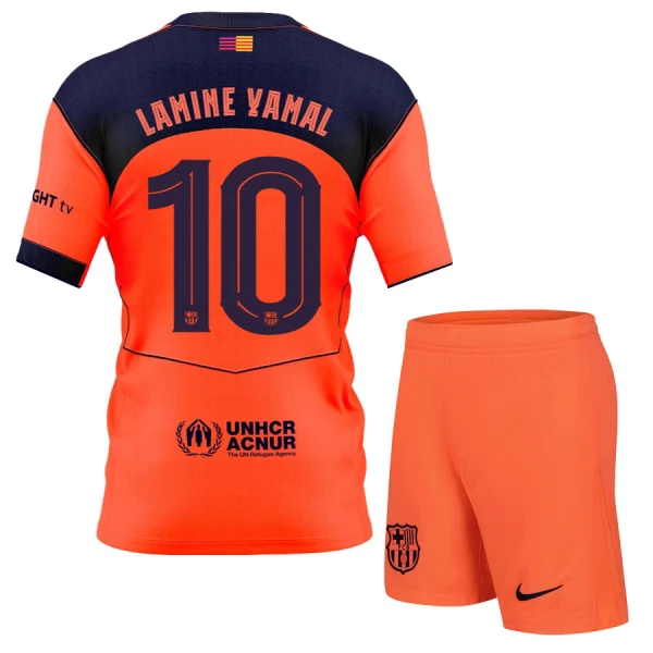 FC Barcelona Lamine Yamal 10 Djeca Nogometni Dresovi 2025/26 Treći (+ Kratke Hlače)