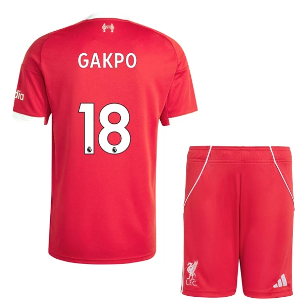 Liverpool Cody Gakpo 18 Djeca Nogometni Dresovi 2025/26 Domaći (+ Kratke Hlače)