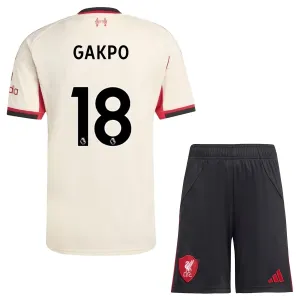 Liverpool Cody Gakpo 18 Djeca Nogometni Dresovi 2025/26 Gostujući (+ Kratke Hlače)