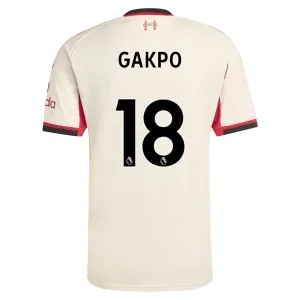 Liverpool Cody Gakpo 18 Nogometni Dresovi 2025/26 Gostujući