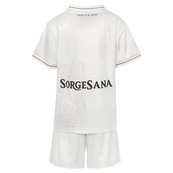 SSC Napoli Djeca Nogometni Dresovi 2025/26 Gostujući (+ Kratke Hlače)