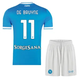 SSC Napoli Kevin De Bruyne 11 Djeca Nogometni Dresovi 2025/26 Domaći (+ Kratke Hlače)