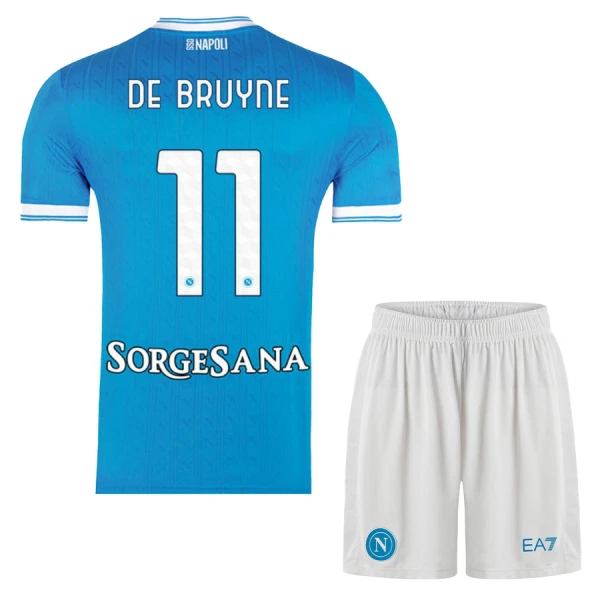 SSC Napoli Kevin De Bruyne 11 Djeca Nogometni Dresovi 2025/26 Domaći (+ Kratke Hlače) SSC Napoli Kevin De Bruyne 11 Djeca Nogometni Dresovi 2025/26 Domaći (+ Kratke Hlače)