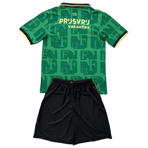 Feyenoord Rotterdam Djeca Nogometni Dresovi 2025/26 Četvrta (+ Kratke Hlače)