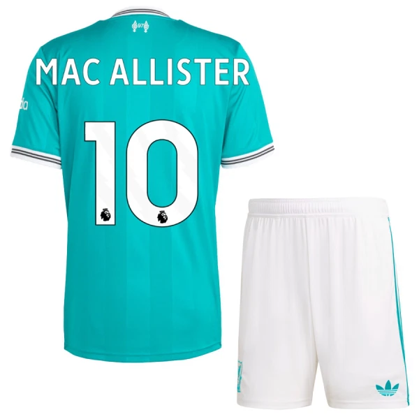 Liverpool Alexis Mac Allister 10 Djeca Nogometni Dresovi 2025/26 Treći (+ Kratke Hlače)