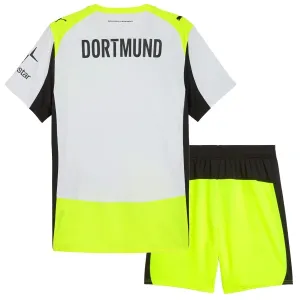 Borussia Dortmund Djeca Nogometni Dresovi 2025/26 Gostujući (+ Kratke Hlače)