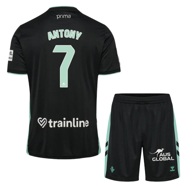 Real Betis Antony 7 Djeca Nogometni Dresovi 2025/26 Treći (+ Kratke Hlače)