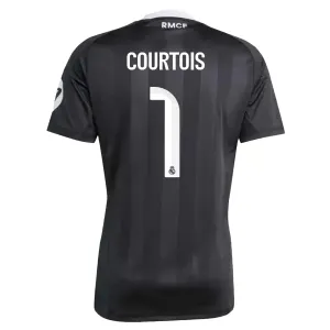 Real Madrid Thibaut Courtois 1 Golmanski Nogometni Dresovi 2025/26 Crna