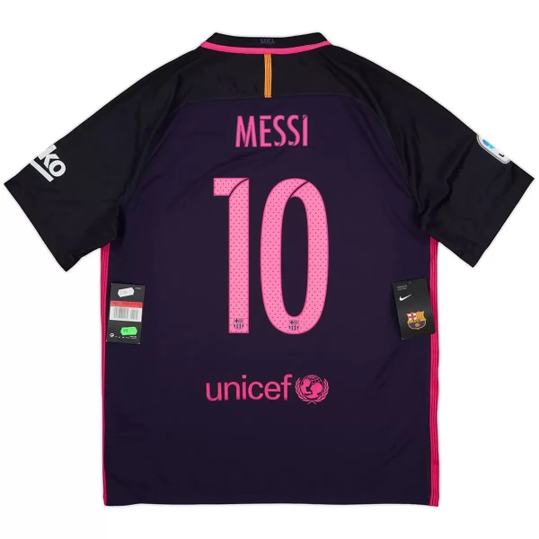 Barcelona Lionel Messi 10 2016-17 Nogometni Dresovi Retro Gostujući