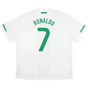 Portugal Cristiano Ronaldo 7 2010 Nogometni Dresovi Retro Gostujući