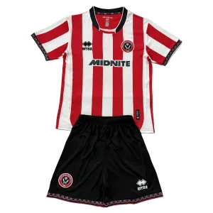 Sheffield United Djeca Nogometni Dresovi 2025/26 Domaći (+ Kratke Hlače)