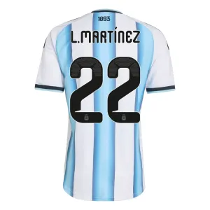Argentina Lautaro Martínez 22 Nogometni Dresovi Svjetsko Prvenstvo 2026 Domaći