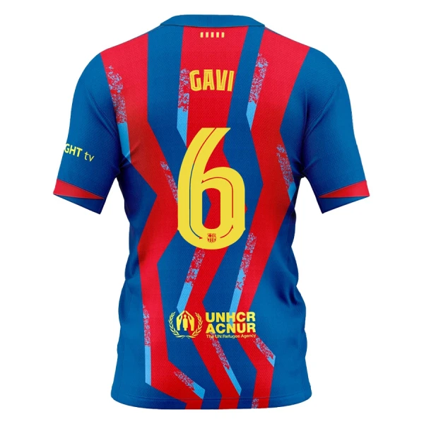 FC Barcelona Gavi 6 Nogometni Dresovi 2025/26 Četvrta