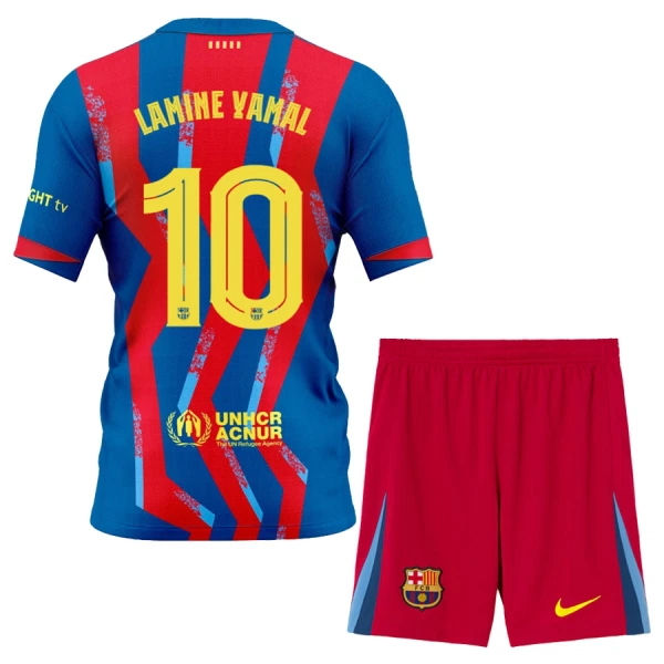FC Barcelona Lamine Yamal 10 Djeca Nogometni Dresovi 2025/26 Četvrta (+ Kratke Hlače) FC Barcelona Lamine Yamal 10 Djeca Nogometni Dresovi 2025/26 Četvrta (+ Kratke Hlače)