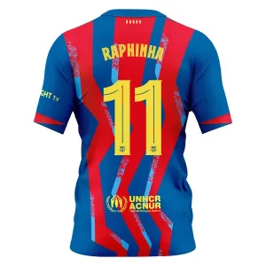 FC Barcelona Raphinha 11 Nogometni Dresovi 2025/26 Četvrta