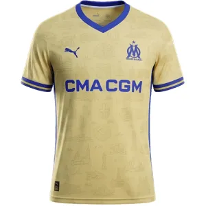 Olympique Marseille Djeca Nogometni Dresovi 2025/26 Četvrta (+ Kratke Hlače)