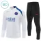 Paris Saint-Germain Djeca Duks komplet za trening Četvrtina Zip 2025/26 Bijela