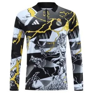 Real Madrid Marvel Duks komplet za trening Četvrtina Zip 2026/27 Crna