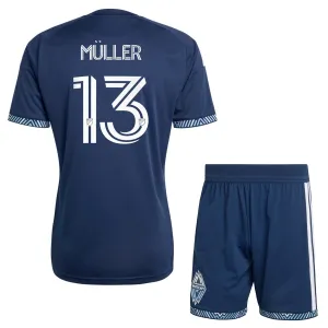 Vancouver Whitecaps Thomas Müller 13 Djeca Nogometni Dresovi 2026 Gostujući (+ Kratke Hlače)