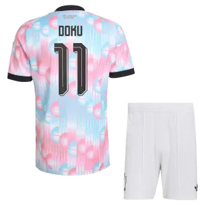 Belgija Jérémy Doku 11 Djeca Nogometni Dresovi Svjetsko Prvenstvo 2026 Gostujući (+ Kratke Hlače)