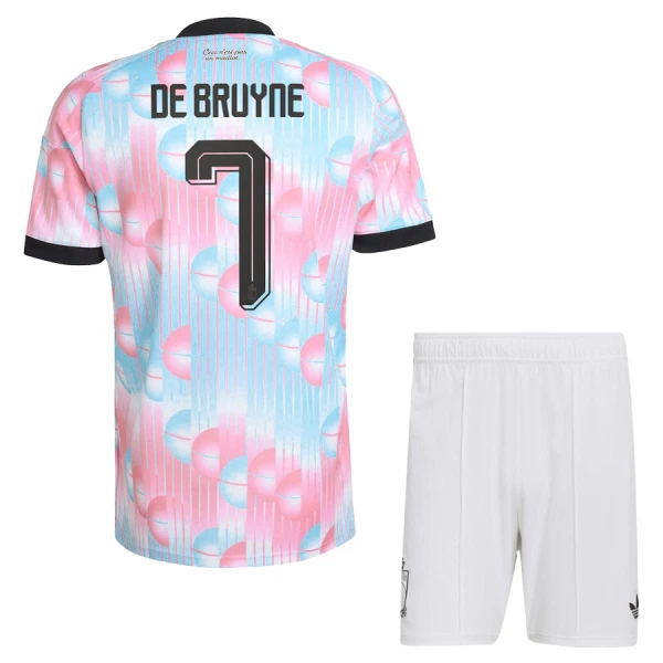 Belgija Kevin De Bruyne 7 Djeca Nogometni Dresovi Svjetsko Prvenstvo 2026 Gostujući (+ Kratke Hlače)