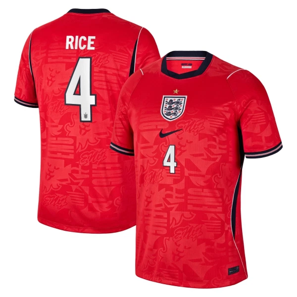 Engleska Declan Rice 4 Nogometni Dresovi Svjetsko Prvenstvo 2026 Gostujući Engleska Declan Rice 4 Nogometni Dresovi Svjetsko Prvenstvo 2026 Gostujući