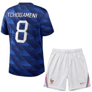 Francuska Aurélien Tchouaméni 8 Djeca Nogometni Dresovi Svjetsko Prvenstvo 2026 Domaći (+ Kratke Hlače)