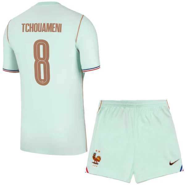 Francuska Aurélien Tchouaméni 8 Djeca Nogometni Dresovi Svjetsko Prvenstvo 2026 Gostujući (+ Kratke Hlače) Francuska Aurélien Tchouaméni 8 Djeca Nogometni Dresovi Svjetsko Prvenstvo 2026 Gostujući (+ Kratke Hlače)