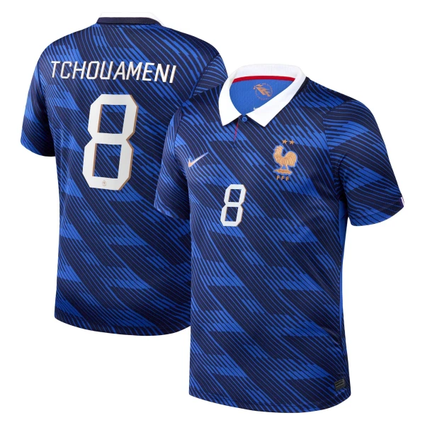 Francuska Aurélien Tchouaméni 8 Nogometni Dresovi Svjetsko Prvenstvo 2026 Domaći Francuska Aurélien Tchouaméni 8 Nogometni Dresovi Svjetsko Prvenstvo 2026 Domaći