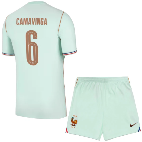 Francuska Eduardo Camavinga 6 Djeca Nogometni Dresovi Svjetsko Prvenstvo 2026 Gostujući (+ Kratke Hlače) Francuska Eduardo Camavinga 6 Djeca Nogometni Dresovi Svjetsko Prvenstvo 2026 Gostujući (+ Kratke Hlače)