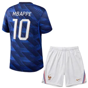 Francuska Kylian Mbappé 10 Djeca Nogometni Dresovi Svjetsko Prvenstvo 2026 Domaći (+ Kratke Hlače)