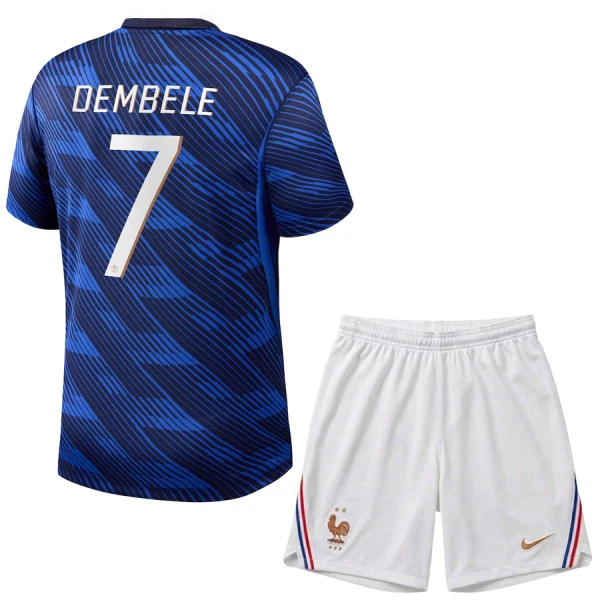 Francuska Ousmane Dembélé 7 Djeca Nogometni Dresovi Svjetsko Prvenstvo 2026 Domaći (+ Kratke Hlače) Francuska Ousmane Dembélé 7 Djeca Nogometni Dresovi Svjetsko Prvenstvo 2026 Domaći (+ Kratke Hlače)
