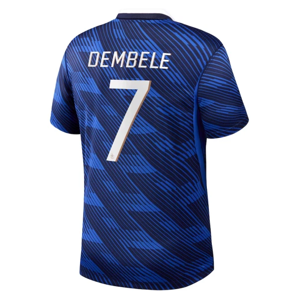 Francuska Ousmane Dembélé 7 Nogometni Dresovi Svjetsko Prvenstvo 2026 Domaći