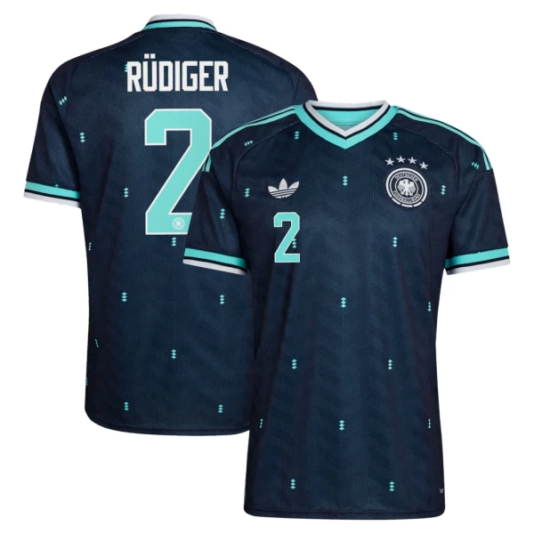 Njemačka Antonio Rüdiger 2 Nogometni Dresovi Svjetsko Prvenstvo 2026 Gostujući Njemačka Antonio Rüdiger 2 Nogometni Dresovi Svjetsko Prvenstvo 2026 Gostujući