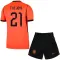 Nizozemska Frenkie de Jong 21 Djeca Nogometni Dresovi Svjetsko Prvenstvo 2026 Domaći (+ Kratke Hlače)