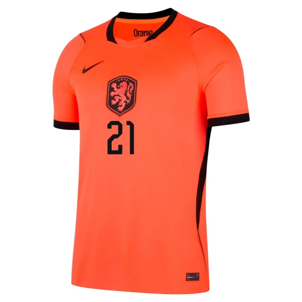 Nizozemska Frenkie de Jong 21 Djeca Nogometni Dresovi Svjetsko Prvenstvo 2026 Domaći (+ Kratke Hlače)