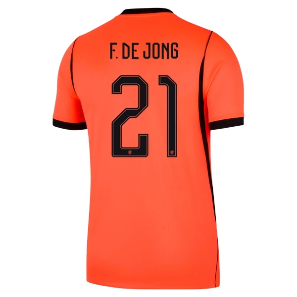 Nizozemska Frenkie de Jong 21 Djeca Nogometni Dresovi Svjetsko Prvenstvo 2026 Domaći (+ Kratke Hlače)