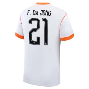Nizozemska Frenkie de Jong 21 Nogometni Dresovi Svjetsko Prvenstvo 2026 Gostujući