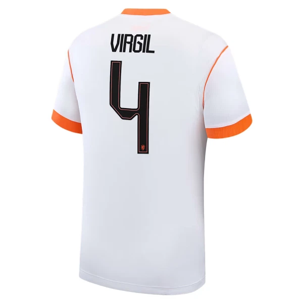 Nizozemska Virgil van Dijk 4 Djeca Nogometni Dresovi Svjetsko Prvenstvo 2026 Gostujući (+ Kratke Hlače)
