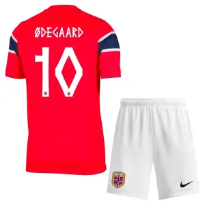 Norveška Martin Ødegaard 10 Djeca Nogometni Dresovi Svjetsko Prvenstvo 2026 Domaći (+ Kratke Hlače)