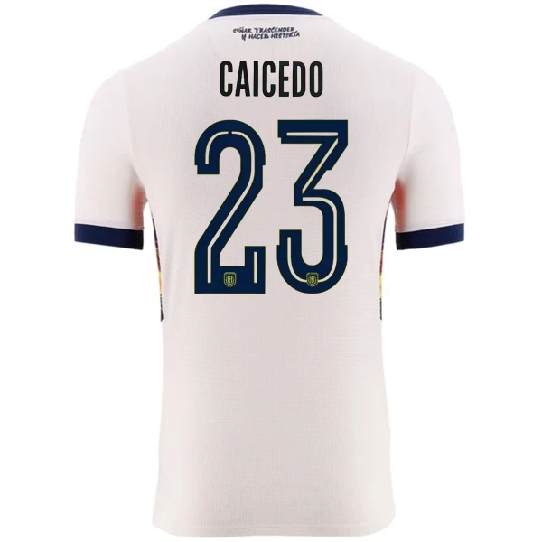 Ekvador Moisés Caicedo 23 Nogometni Dresovi Svjetsko Prvenstvo 2026 Treći Ekvador Moisés Caicedo 23 Nogometni Dresovi Svjetsko Prvenstvo 2026 Treći