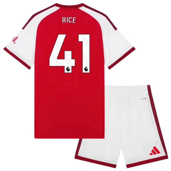 Arsenal Declan Rice 41 Djeca Nogometni Dresovi 2026/27 Domaći (+ Kratke Hlače)