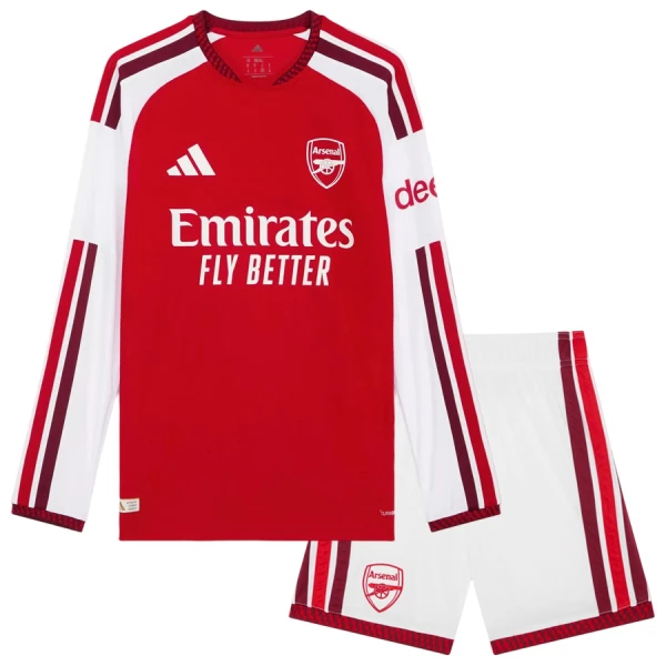 Arsenal Djeca Nogometni Dresovi 2026/27 Domaći Dugi rukav (+ Kratke Hlače)
