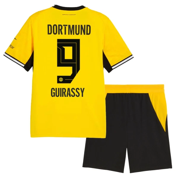 Borussia Dortmund Guirassy 9 Djeca Nogometni Dresovi 2026/27 Domaći (+ Kratke Hlače) Borussia Dortmund Guirassy 9 Djeca Nogometni Dresovi 2026/27 Domaći (+ Kratke Hlače)