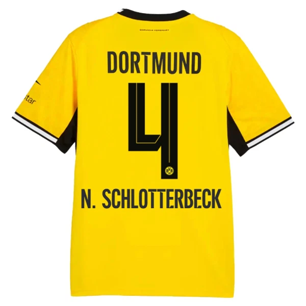 Borussia Dortmund Nico Schlotterbeck 4 Nogometni Dresovi 2026/27 Domaći Borussia Dortmund Nico Schlotterbeck 4 Nogometni Dresovi 2026/27 Domaći