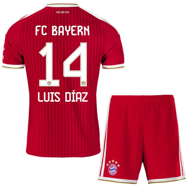 FC Bayern München Luis Díaz 14 Djeca Nogometni Dresovi 2026/27 Domaći (+ Kratke Hlače) FC Bayern München Luis Díaz 14 Djeca Nogometni Dresovi 2026/27 Domaći (+ Kratke Hlače)