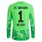 FC Bayern München Manuel Neuer 1 Golmanski Nogometni Dresovi 2026/27 Domaći Dugi rukav